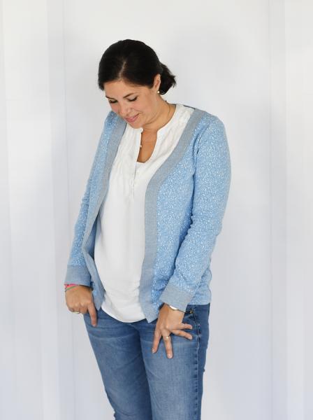 Nähbeispiel Cardigan lillesol women No. 11